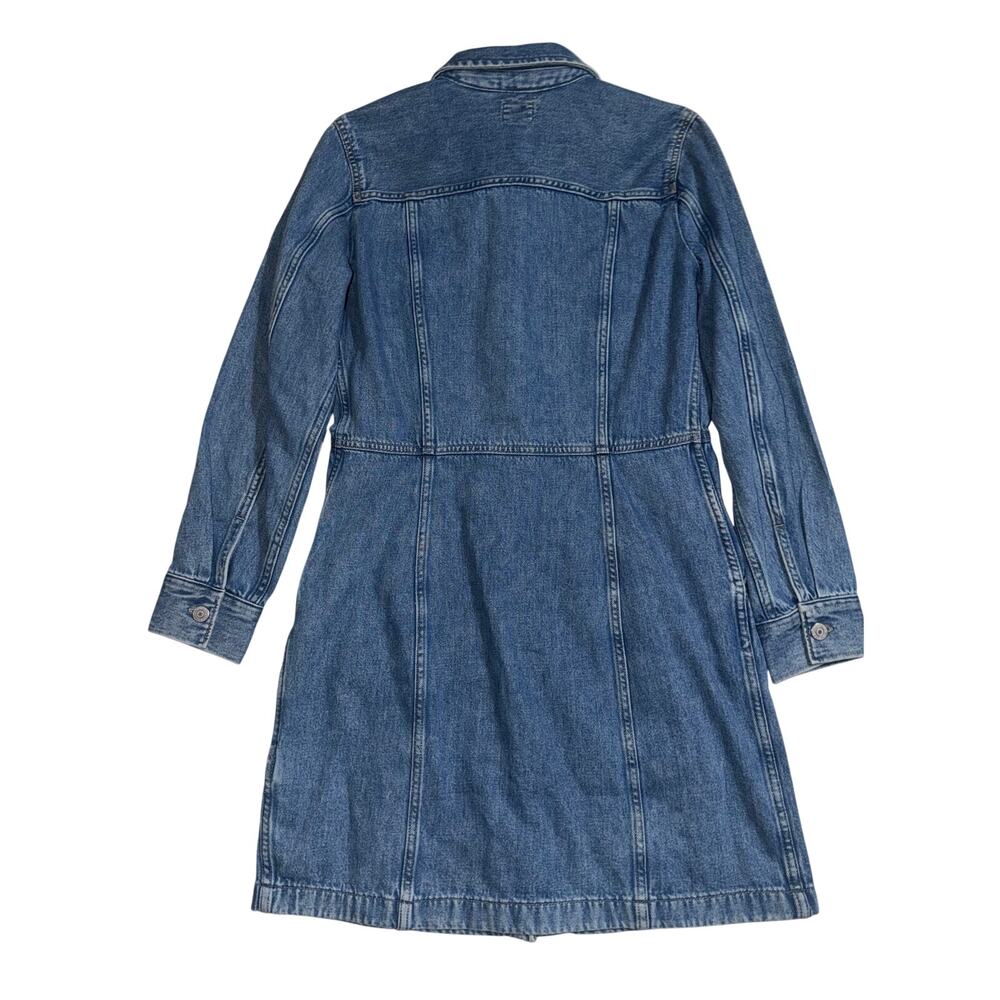 Levi’s Strauss women’s blue denim long sleeve dress - Picture 4 of 16